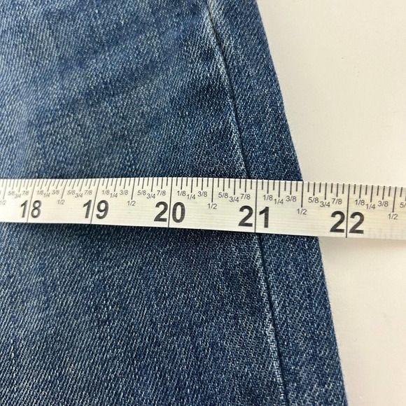 Gap Jeans Mens 32 x 32 Straight Leg Denim ACTUAL 28.5 in Inseam - Picture 14 of 16